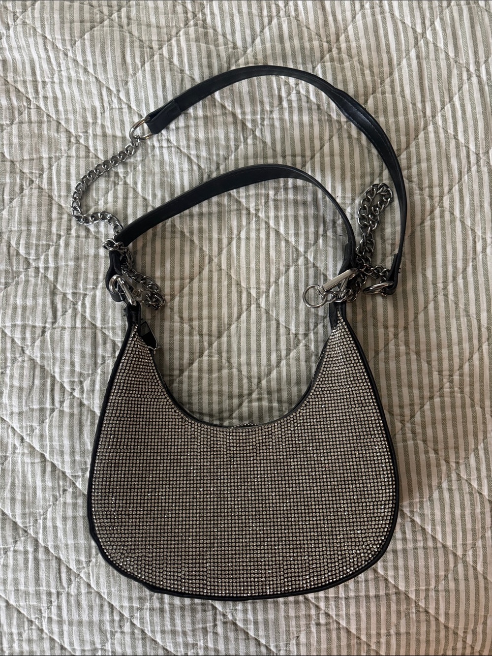 FashionNova Rhinestone Evening Bag